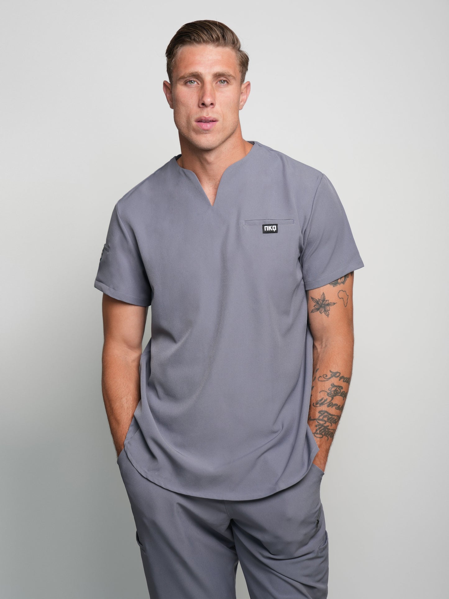 Houston Men Scrub Top