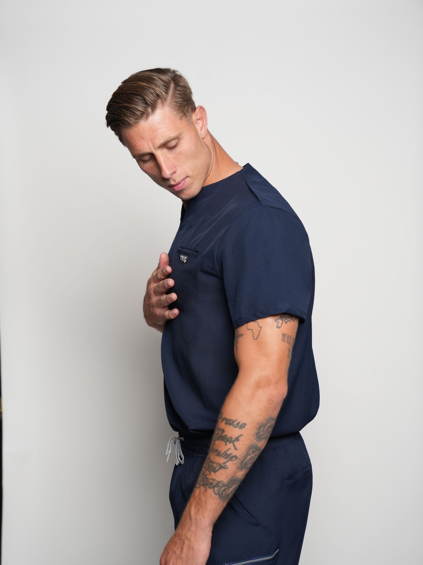 Houston Men Scrub Top